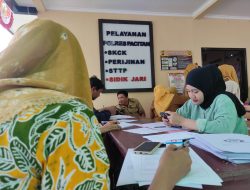 Loket SKCK Polres Pacitan Diserbu Pelamar PPPK Paruh Waktu